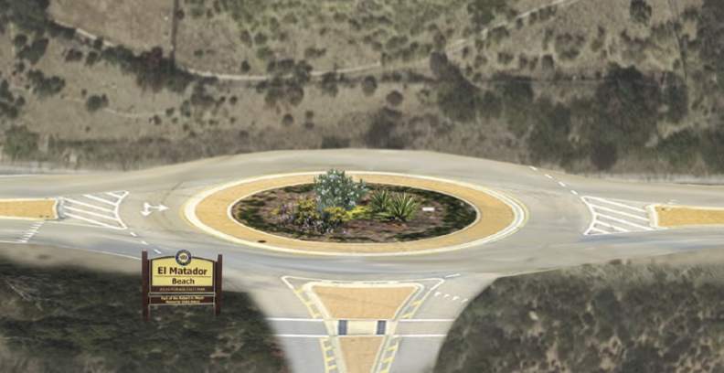 El Matador State Beach roundabout concept